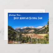 Rocky Mountain Nationalpark Postcard Postkarte (Vorne/Hinten)