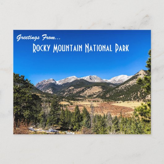 Rocky Mountain Nationalpark Postcard Postkarte (Vorderseite)