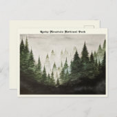 Rocky Mountain Nationalpark Postcard Postkarte (Vorne/Hinten)