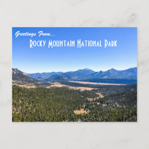 Rocky Mountain Nationalpark Postcard Postkarte