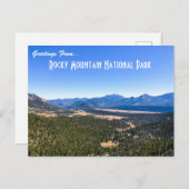 Rocky Mountain Nationalpark Postcard Postkarte (Vorne/Hinten)