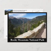 Rocky Mountain Nationalpark Postcard Postkarte (Vorne/Hinten)