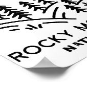 Rocky Mountain Nationalpark Poster (Ecke)