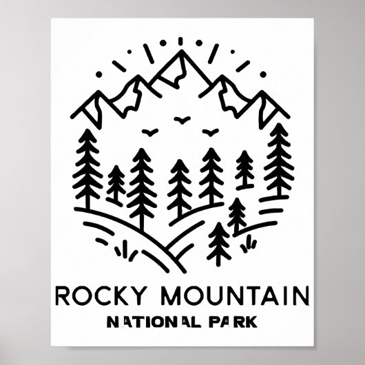 Rocky Mountain Nationalpark Poster (Vorne)