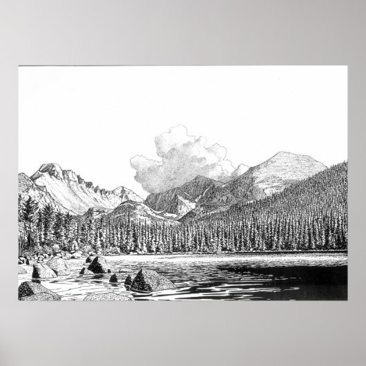 Rocky Mountain Nationalpark Poster (Vorne)