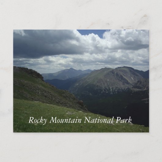 Rocky Mountain Nationalpark Postkarte (Vorderseite)