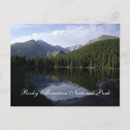 Rocky Mountain Nationalpark Postkarte (Vorderseite)