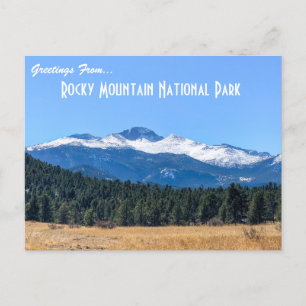 Rocky Mountain Nationalpark Postkarte