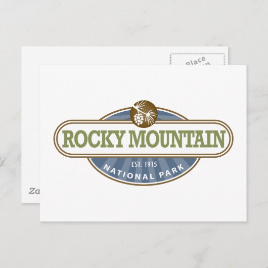 Rocky Mountain Nationalpark Postkarte (Vorne/Hinten)