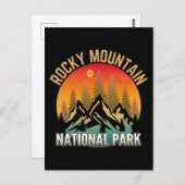 Rocky Mountain Nationalpark Postkarte (Vorne/Hinten)