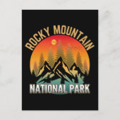 Rocky Mountain Nationalpark Postkarte (Vorderseite)