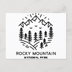 Rocky Mountain Nationalpark Postkarte