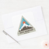 Rocky Mountain Nationalpark Quadratischer Aufkleber (Umschlag)