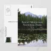Rocky Mountain Nationalpark Reise Postkarte (Vorne/Hinten)