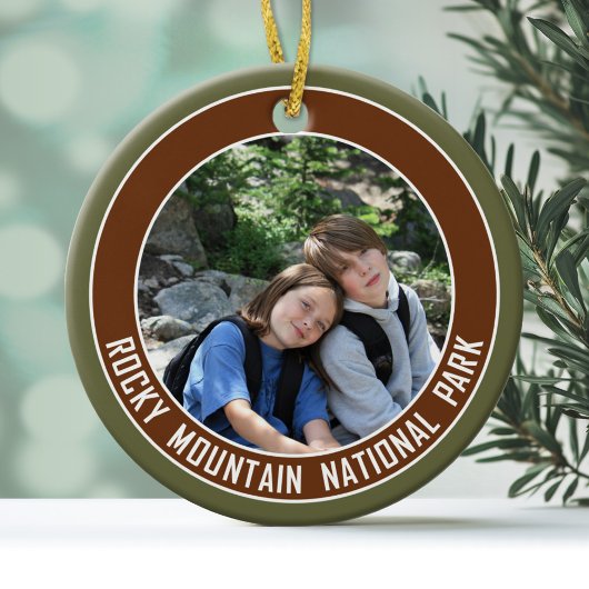 Rocky Mountain Nationalpark Souvenir Keramik Ornament
