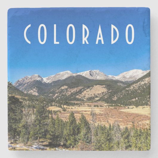 Rocky Mountain Nationalpark Stone Untersetzer (Vorderseite)
