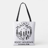 Rocky Mountain Nationalpark Tasche (Rückseite)