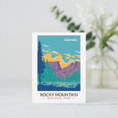 Rocky Mountain Nationalpark Teton Postkarte (Stehend Vorderseite)