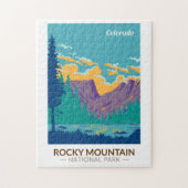 Rocky Mountain Nationalpark Teton Puzzle (Vertikal)