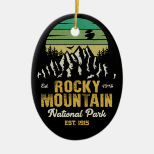 Rocky Mountain Nationalpark Vintag Souvenirs 60er Keramik Ornament