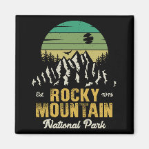 Rocky Mountain Nationalpark Vintag Souvenirs 60er