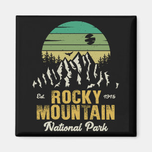 Rocky Mountain Nationalpark Vintag Souvenirs 60er Magnet