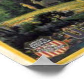 Rocky Mountain Nationalpark Vintage Poster (Ecke)