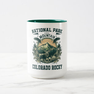 Rocky Mountain Nationalpark Zweifarbige Tasse