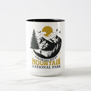 Rocky Mountain Nationalpark Zweifarbige Tasse