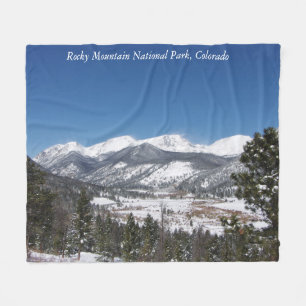 Rocky Mountain Nationalparkdecke Fleecedecke