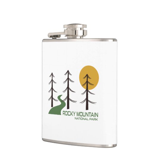 Rocky Mountain Nationalparkroute Flachmann (Links)