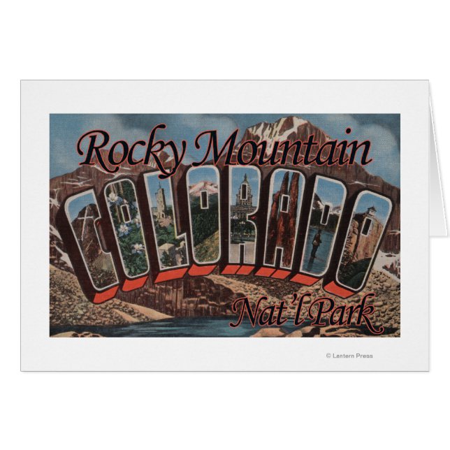 Rocky Mountain Nat'l Park, Colorado (Vorderseite (Horizontal))