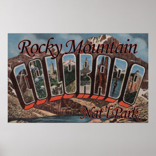 Rocky Mountain Nat'l Park, Colorado Poster