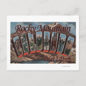 Rocky Mountain Nat'l Park, Colorado Postkarte (Vorderseite)
