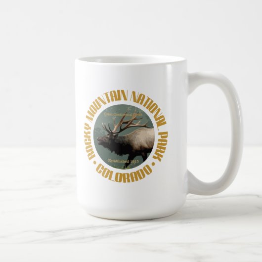 Rocky Mountain NP Kaffeetasse (Rechts)