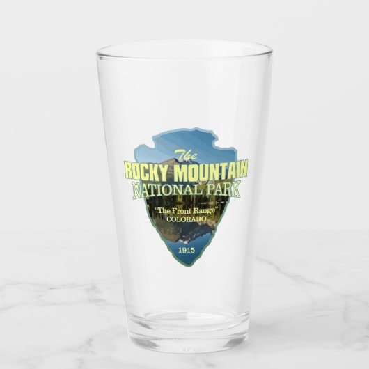 Rocky Mountain NP (Pfeilspitzen) Glas (Vorderseite)