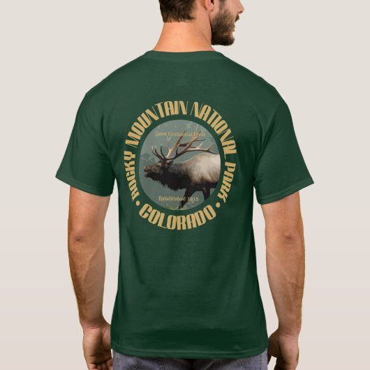 Rocky Mountain NP T-Shirt (Rückseite)