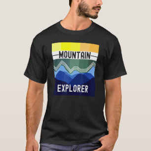 Rocky Mountain Outdoor Camping Explorer farbenfroh T-Shirt