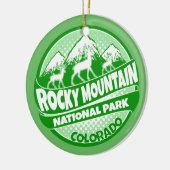 Rocky Mountain Park Colorado Keramik Ornament (Links)