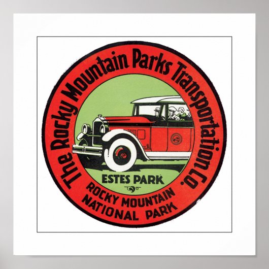 Rocky Mountain Park Poster (Vorne)