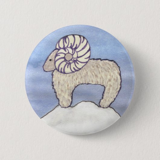 Rocky Mountain Ram Button (Vorderseite)
