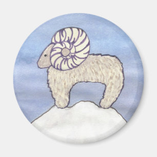 Rocky Mountain Ram Magnet