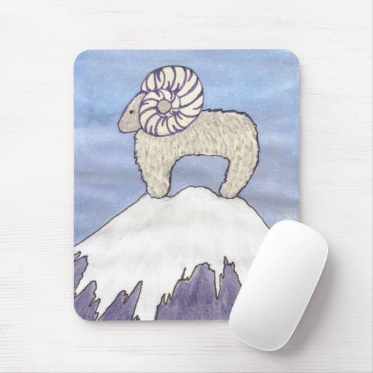 Rocky Mountain Ram Mousepad (Mit Mouse)