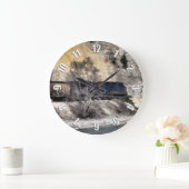 Rocky Mountain Ranger Train Große Wanduhr (Zuhause)