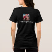 Rocky Mountain Santa and His Horse Tri-Blend Shirt (Rückseite)
