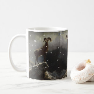 Rocky Mountain Sheep von Albert Bierstadt Kaffeetasse