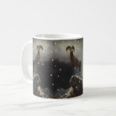 Rocky Mountain Sheep von Albert Bierstadt Kaffeetasse (Vorderseite Links)