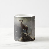Rocky Mountain Sheep von Albert Bierstadt Kaffeetasse (Mittel)