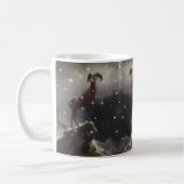 Rocky Mountain Sheep von Albert Bierstadt Kaffeetasse (Links)