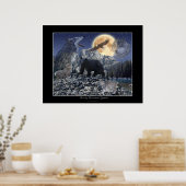 ROCKY MOUNTAIN SPIRITS Art Poster (Küche)